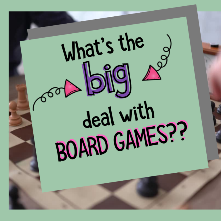 Playing Board Games with kids is a BIG DEAL!