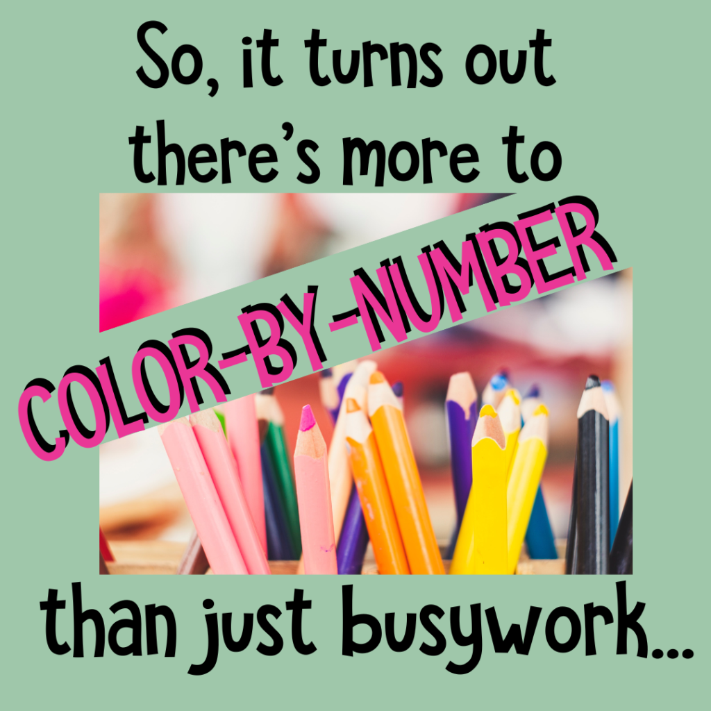 color by number activities