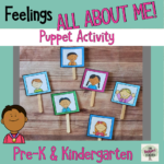 Learn about feelings puppet activity
