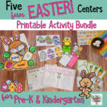 easter activity bundle for pre-k and kindergarten