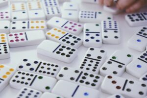 a game of dominoes helps build number sense